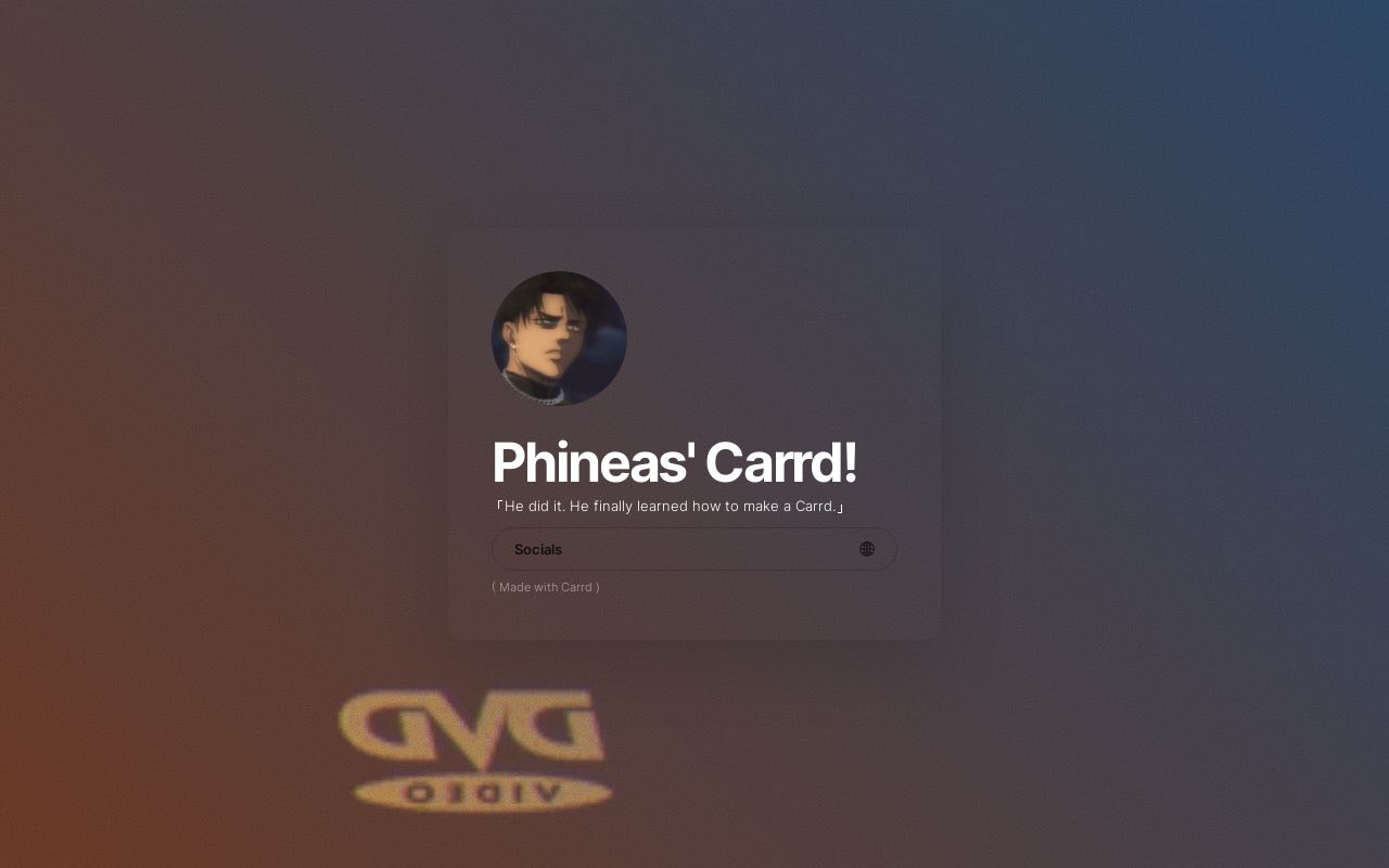 Carrd profile picture for @seg